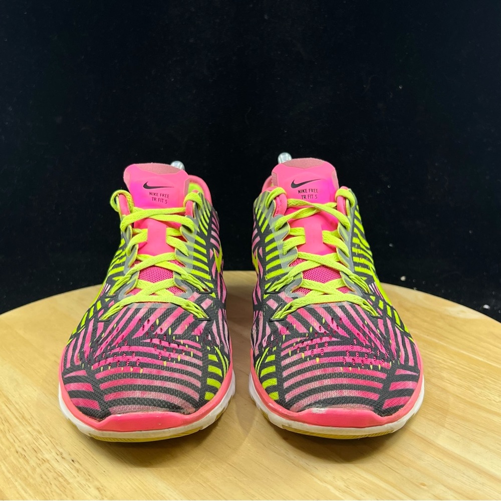 Nike Free 5.0 TR Fit 5 Women's Size 8.5 Pink Neon Running Shoes 704695-600 - Picture 3 of 10